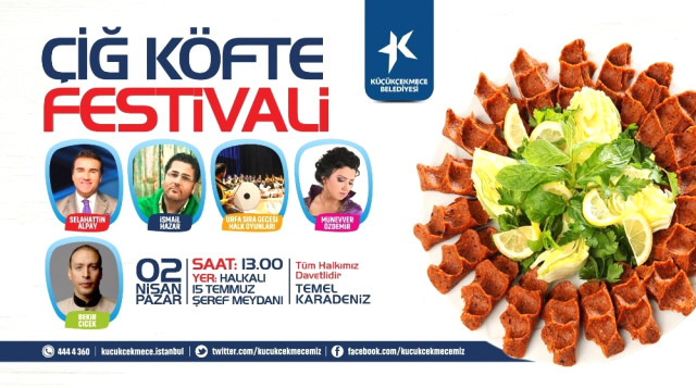 Küçükçekmece’de Çiğ Köfte Festivali