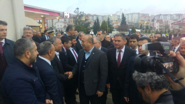 Mevlüt Çavuşoğlu Keşan’a geldi