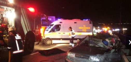 TEM otoyolunda kaza 1 ölü 1 ağır yaralı