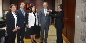 Vergi Dairesi Müdiresinden Kaymakam Partal’a Ziyaret