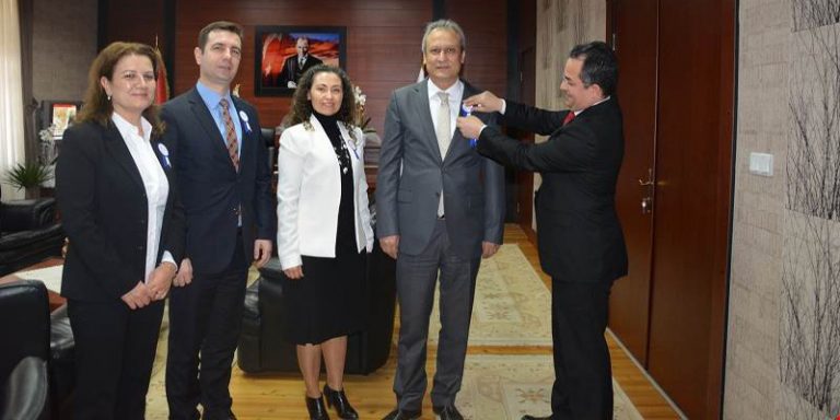 Vergi Dairesi Müdiresinden Kaymakam Partal’a Ziyaret