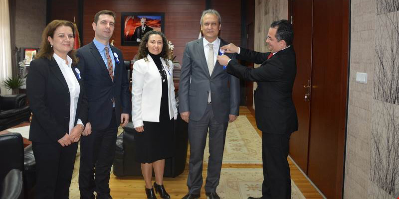 Vergi Dairesi Müdiresinden Kaymakam Partal’a Ziyaret