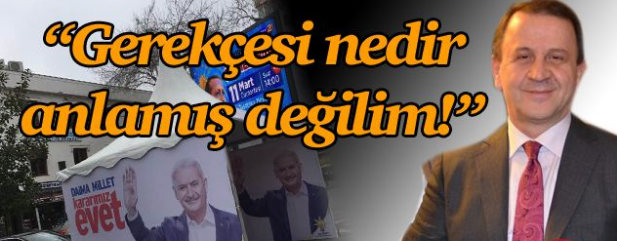 Işıklar’dan AK Parti standının kuruluş şekline tepki