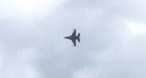 Solotürk’ Uçağının Prova Gösterisi Nefes Kesti