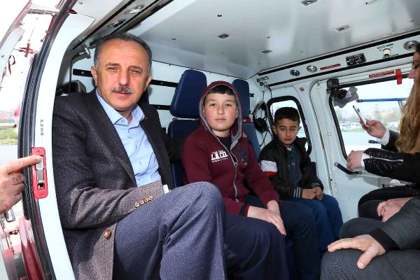 23 Nisan’da 23 Öğrenciye Helikopter Gezisi