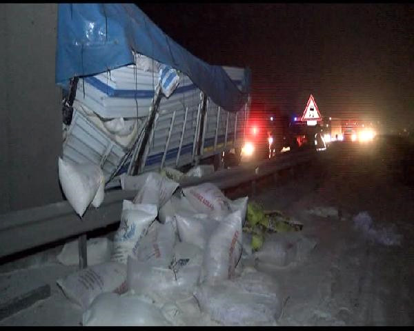 Çatalca’da trafik kazası:1 ölü