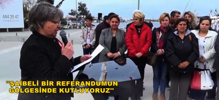 Çeşmecioğlu: “Şaibeli bir referandumun gölgesinde kutluyoruz”