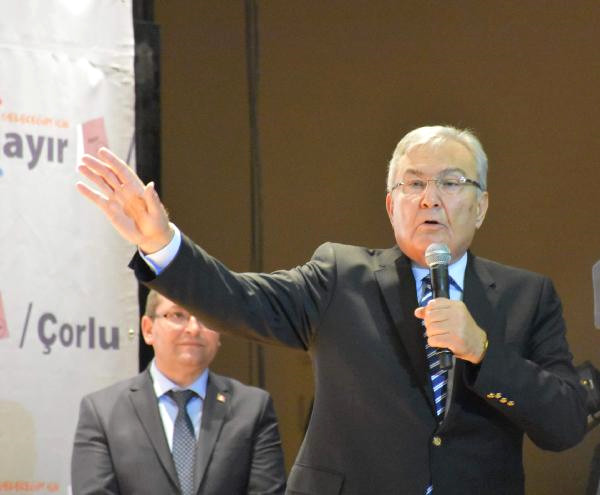 Deniz Baykal Çorlu’da Konuştu: Bu Kadar Yetki Haram