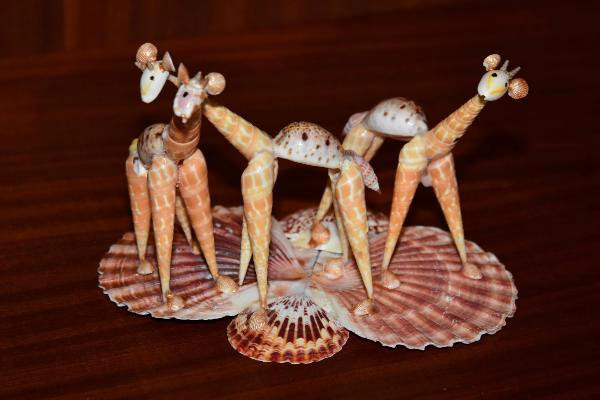 Deniz Kabuklarını Sanat Eserine Dönüştürdü