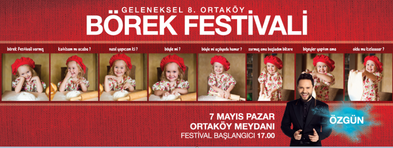 ORTAKÖY BÖREK FESTİVALİ 7 MAYIS’TA