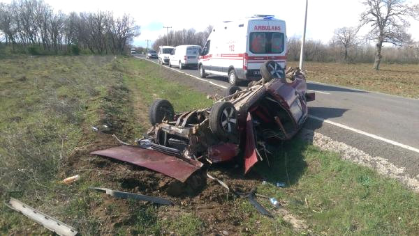 Bu araçtan hafif yaralı kurtuldu!