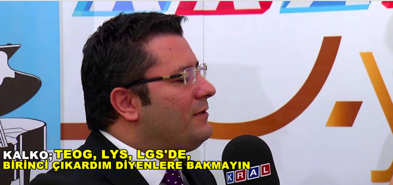 Ümit Kalko: Teog, Lys, Lgs’de Birinci Çıkardım Diyenlere Bakmayın