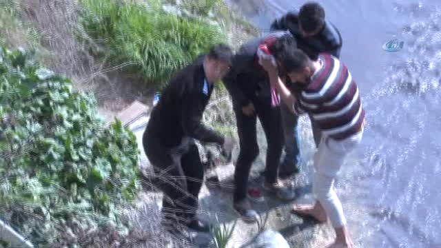 Bonzai İçen Genç, Metrelerce Yüksekten Dereye Düştü