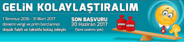 BORÇLARA YENİ ÖDEME KOLAYLIĞI