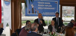 Başkan Akgün: Günümüzde Gazetecilerin İşi Çok Zor