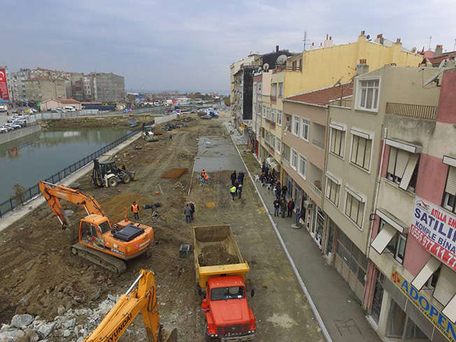 Boğluca deresi çalışmalarına sona gelindi