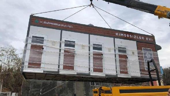 Süleymanpaşa Belediyesi kimsesizler için evler yaptırdı