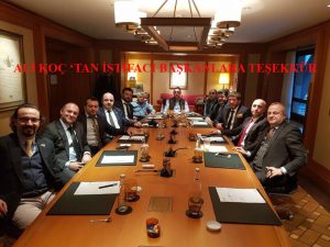 ALİ KOÇ İSTİFA EDEN TEMSİLCİLERLE BULUŞTU