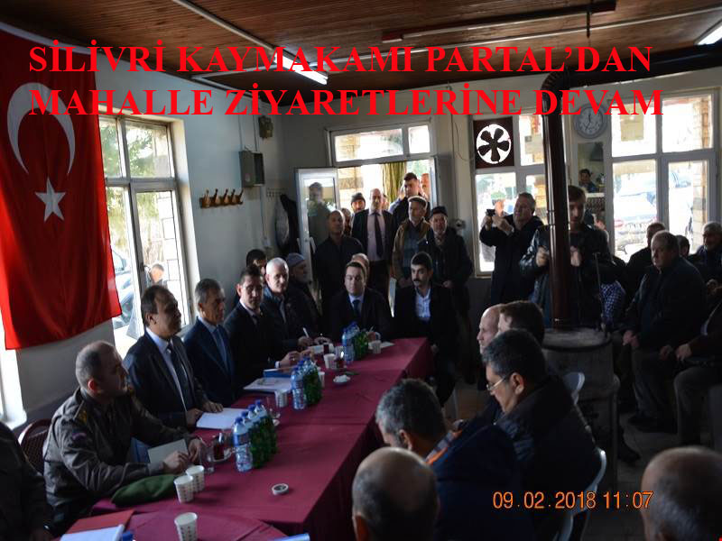KAYMAKAM ALİ PARTAL’DAN MAHALLE ZİYARETLERİNE DEVAM