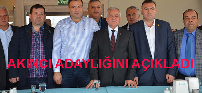 RECEP AKINCI ‘ GÖREVE YENİDEN TALİBİZ ‘