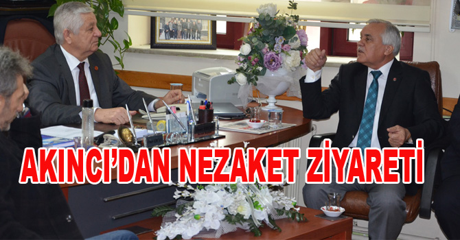 Recep Akıncı’dan muhtarlara nezaket ziyareti