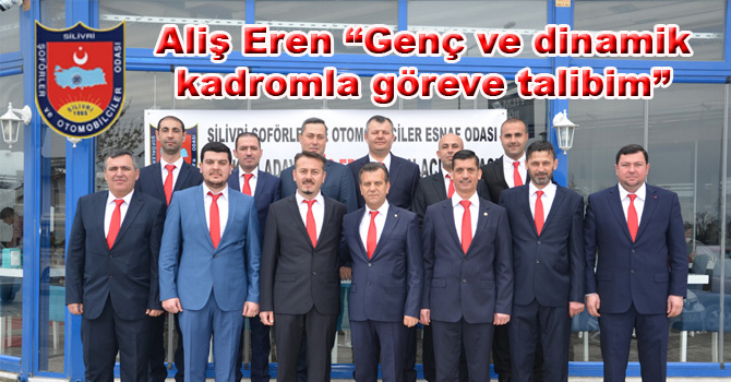 Aliş Eren “Genç ve dinamik kadromla göreve talibim”