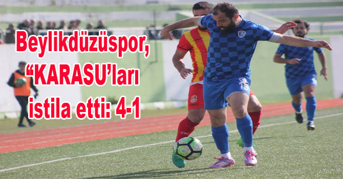 Beylikdüzüspor, “KARASU’ları istila etti: 4-1