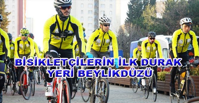 BİSİKLETÇİLERİN İLK DURAK YERİ BEYLİKDÜZÜ