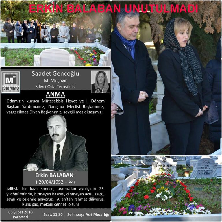 ERKİN BALABAN MEZARI BAŞINDA ANILDI