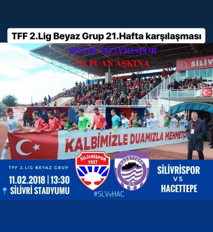 SİLİVRİSPOR MAÇINA KASABA’DAN  TAM DESTEK