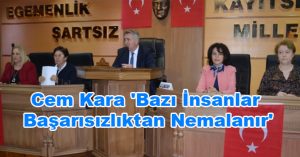 Cem Kara ‘Bazı İnsanlar Başarısızlıktan Nemalanır’