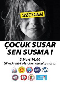 SİLİVRİ ÇOCUK İSTİSMARINA KARŞI TEK SES