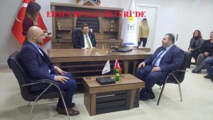 İL BAŞKANI BEYAZ İYİ PARTİ’Yİ ZİYARET ETTİ