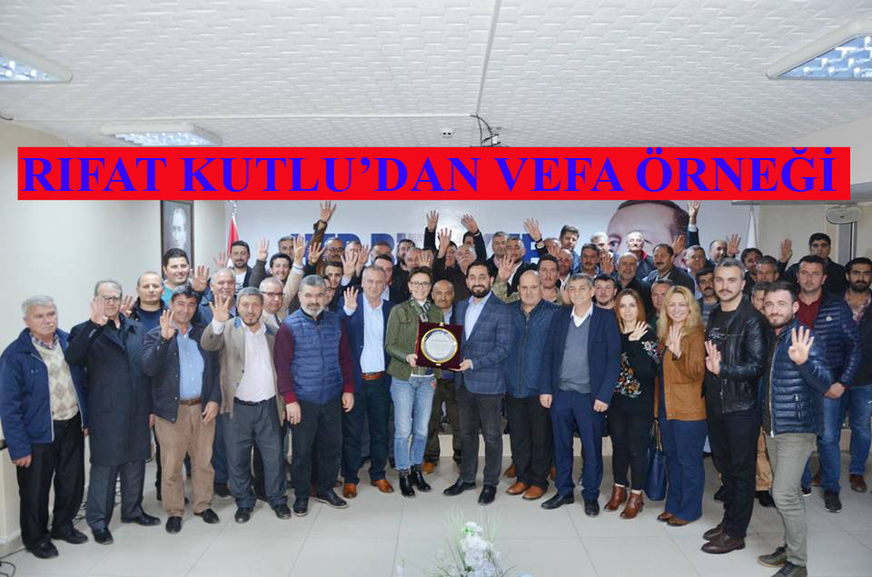 RIFAT KUTLU YOL ARKADAŞLARINI UNUTMADI