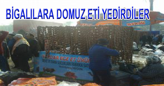 BİGALILARA DOMUZ ETİ YEDİRDİLER