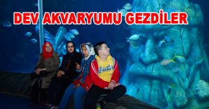 DEV AKVARYUMU GEZDİLER