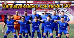 Gümüşyakaspor, çok farklı: 5-0