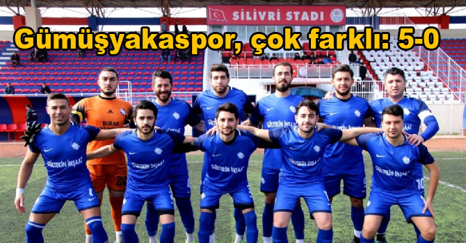 Gümüşyakaspor, çok farklı: 5-0