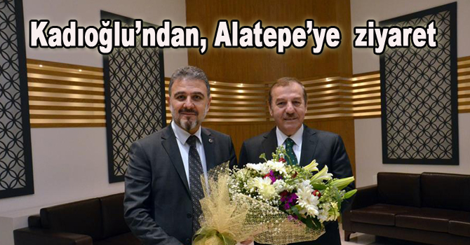 Kadıoğlu Belediyeyi Ziyaret Etti