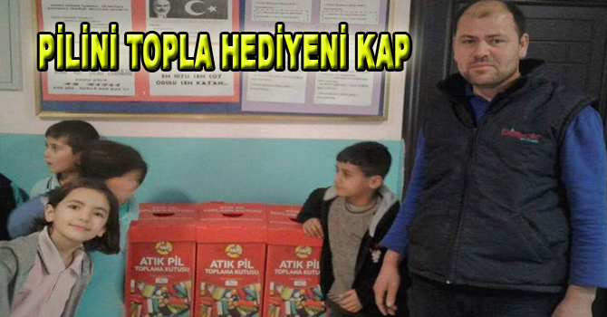 PİLİNİ TOPLA HEDİYENİ KAP