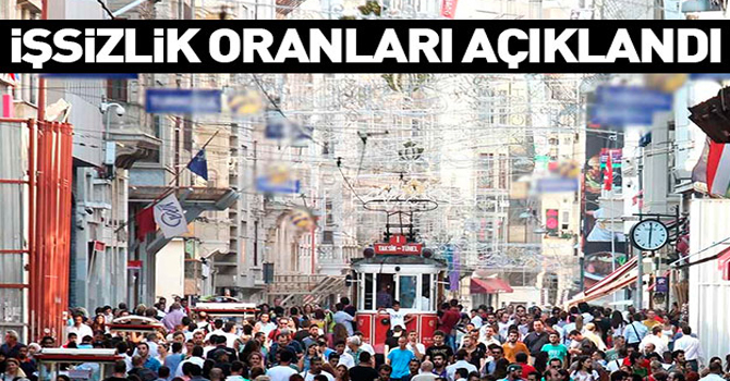 İşsizlik rakamları açıklandı