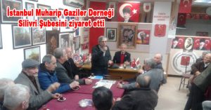 İstanbul Muharip Gaziler Derneği Silivri Şubesini ziyaret etti