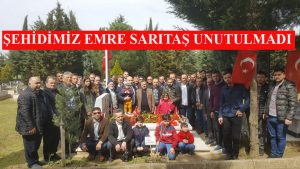 SAMDER ŞEHİDİMİZİ DE UNUTMADI