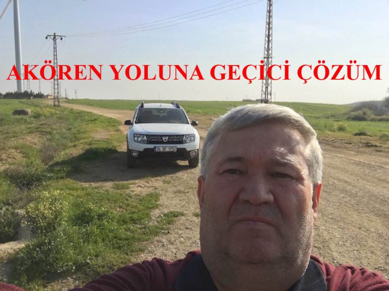 AKÖREN YOLUNA GEÇİCİ ÇÖZÜM