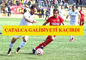 ÇATALCASPOR SALLADI YIKAMADI : 1-1