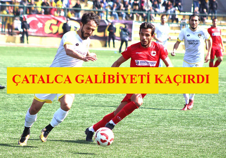 ÇATALCASPOR SALLADI YIKAMADI : 1-1