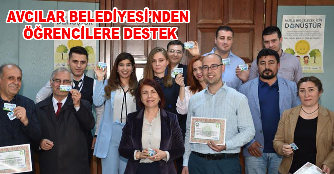 AVCILAR BELEDİYESİ’NDEN ÖĞRENCİLERE DESTEK