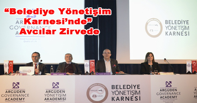 “Belediye Yönetişim Karnesi’nde” Avcılar Zirvede