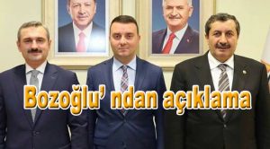 Bozoğlu’ndan açıklama