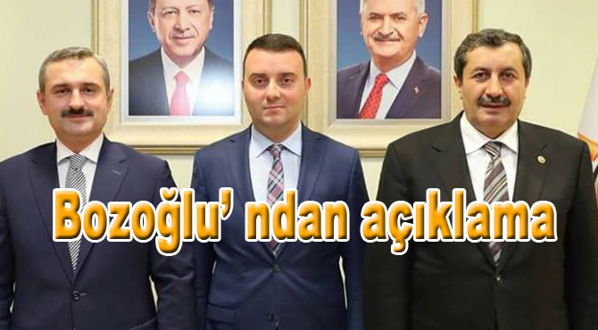 Bozoğlu’ndan açıklama